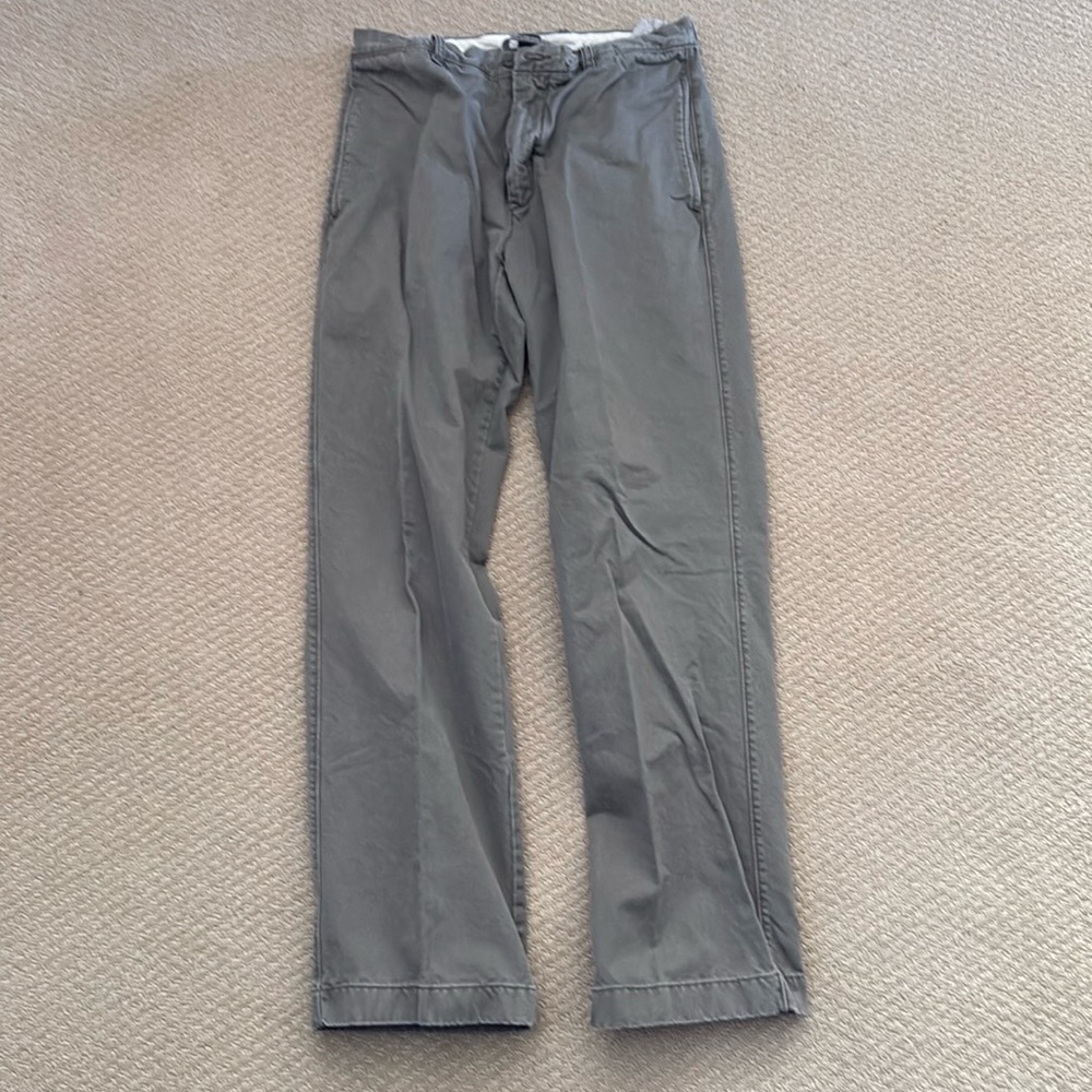 Jcrew broken in regular fit 32w-32l green